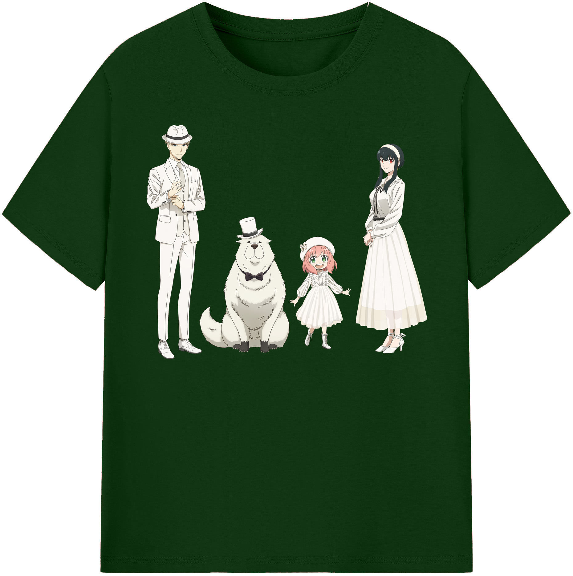 （画像用） SPY×FAMILY间谍家家酒 綿100％半袖Tシャツ（フロントプリント）